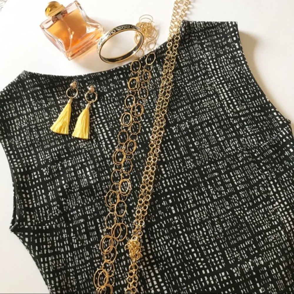 Smith & Smith New York City Career Dress Blk Small
